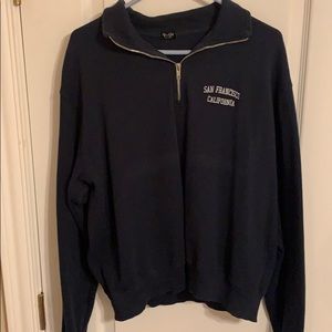 urban outfitters half zip hoodie